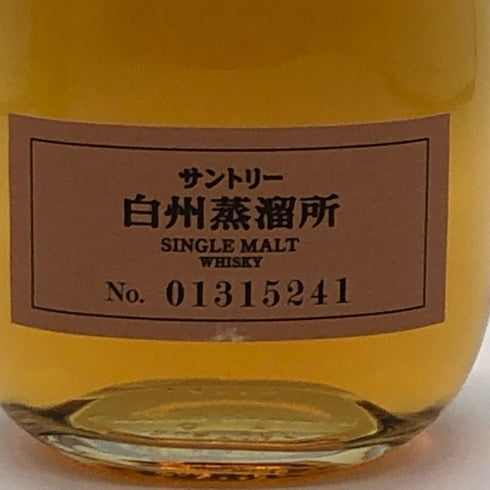 東京都限定◆サントリー 白州蒸留所 シングルモルト 300ml 43% SUNTORY SINGLE MALT 【V1】