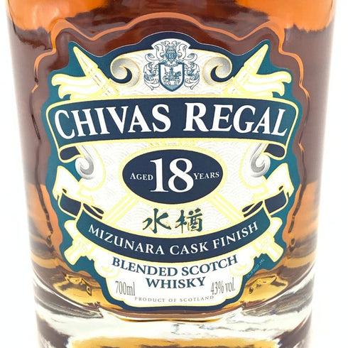 シーバスリーガル 18年 ミズナラ 700ml 43% CHIVAS REGAL MIZUNARA スコッチウイスキー【N】