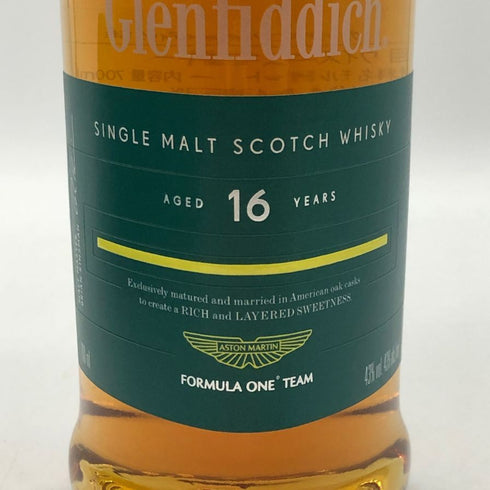 グレンフィディック 16年 アストンマーティン F1デザイン 700ml 43% Glenfiddich スコッチウイスキー【F4】
