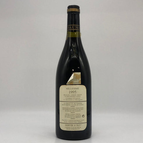 マス ド ドマ ガサック 1995 18.5% 750ml Mas de Daumas Gassac Rouge フランスワイン【G1】