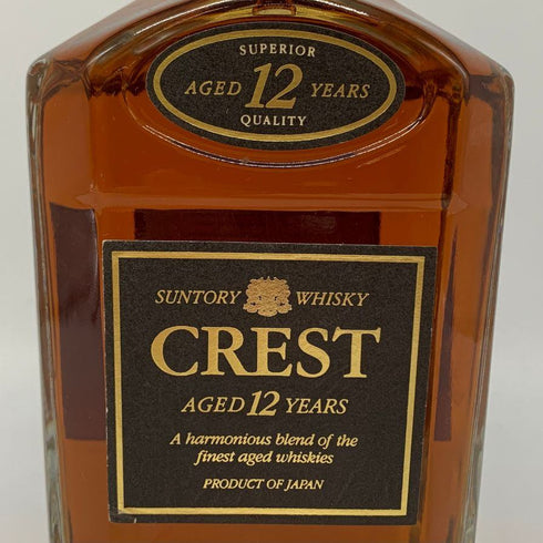東京都限定◆サントリー クレスト 12年 旧ボトル 750ml 43% SUNTORY 【S】