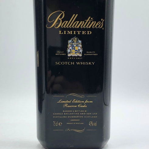 バランタイン リミテッド ブルーボトル 750ml 43% Ballantine's スコッチウイスキー【C4】