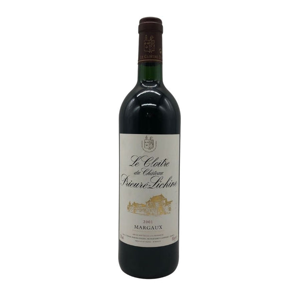ル クロワトル デュ シャトー プリューレ リシーヌ 2001 750ml 13% Le Cloitre du Chateau Prieure Lichine ボルドーワイン【W4】