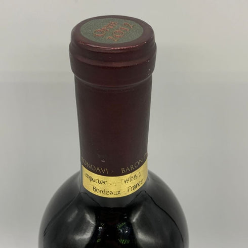 オーパスワン 2012 750ml 14.5% OPUS ONE カリフォルニアワイン【L4】