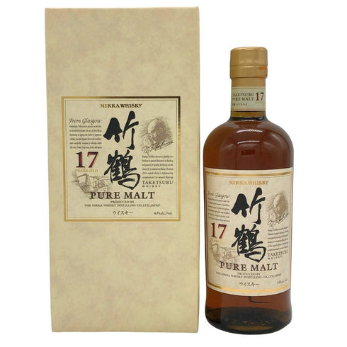 東京都限定◆ニッカ 竹鶴 17年 ピュアモルト 700ml 43% NIKKA 【C1】