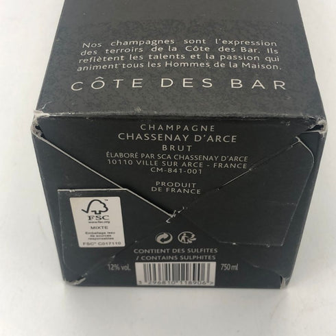 シャスネ ダルチェ キュヴェ プルミエール ブリュット 12% 700ml Chassenay d'Arce cuve premiere brut シャンパン【H3】