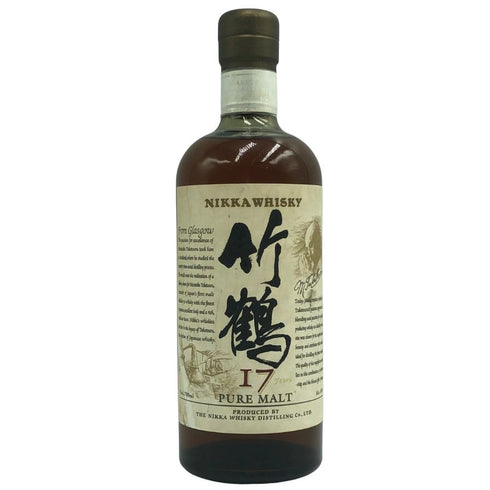 東京都限定◆ニッカ 竹鶴 17年 ピュアモルト 旧ラベル 700ml 43% NIKKA PURE MALT 【T4】