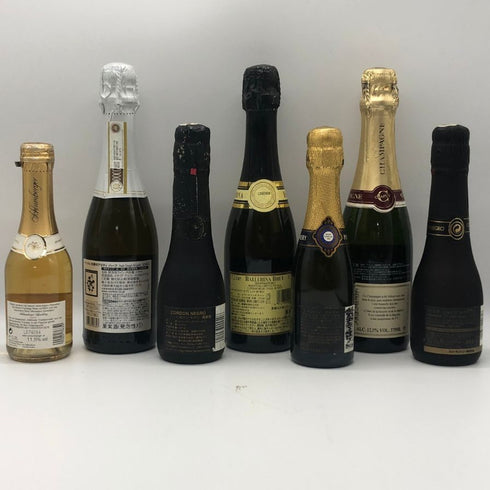 シャンパン ハーフボトル 【7本セット】 350ml 12% シャンパン【7-2】