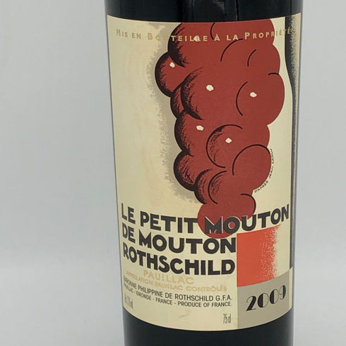 ル プティ ムートン ド ムートン ロートシルト 2009 750ml 13% LE PETIT MOUTON DE MOUTON ROTHSCHILD ボルドーワイン【M4】