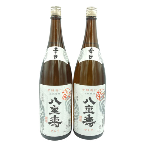 八重寿 粋撰辛口 2023年9月 1800ml 15% 2本セット【SKU】