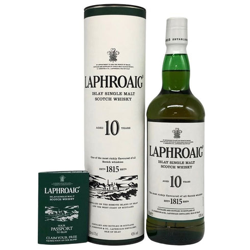 ラフロイグ 10年 シングルモルト スコッチウイスキー 750ml 43% LAPRHROAIG スコッチウイスキー【F4】