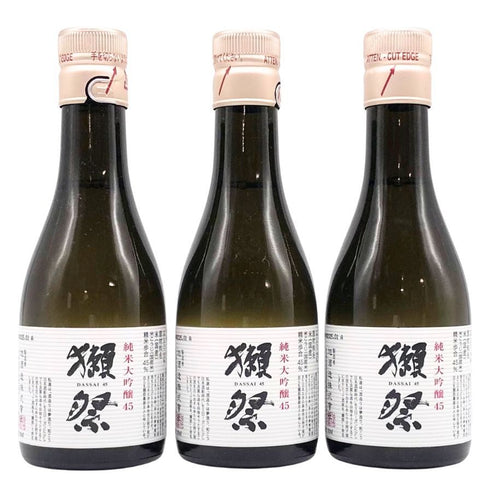 獺祭 純米大吟醸 45 180ml 15% 2025年1月 3本セット DASSAI 日本酒- 純米大吟醸酒【K1】