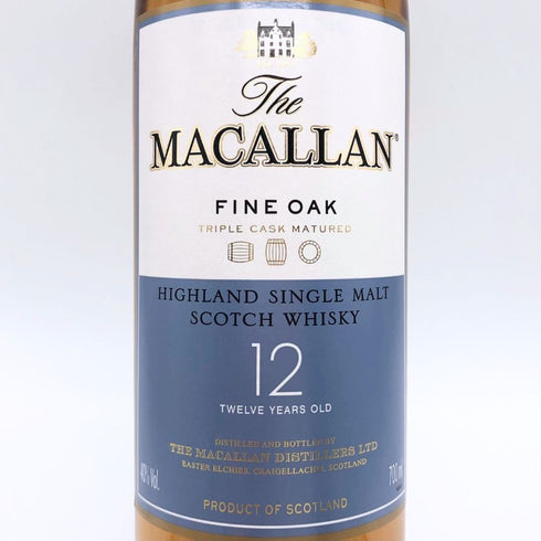 マッカラン12年 ファインオーク トリプルカスク 700ml 40% MACALLAN FINE OAK スコッチウイスキー【F2】