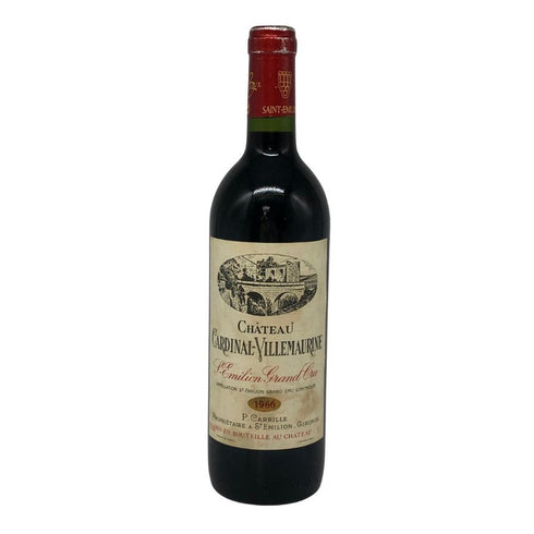 シャトー カルディナル ヴィーユモーリーヌ サン エミリオン グラン クリュ 1996 750ml 12% CHATEAU CARDINAL VILLEMAURINE St Emilion grand cru ボルドーワイン【C1】