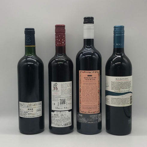 白ワイン まとめ【4本セット】 GRENACHE TOURIGA 750ml 14.5% HANS BAER 750ml 9.5%Barons de Rothchild SAGA R 750ml 12.5% ROCK POINT 750ml 13.8% 白ワイン【7-1】