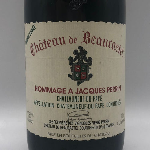 シャトー ボーカステル オマージュ ア ジャックペラン 2000 750ml 14.5% Chateau de Beaucastel フランスワイン【AFA18】