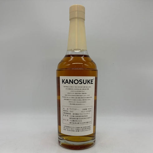 東京都限定◆嘉之助蒸留所 百世不磨 モルト ウイスキー 62% 700ml KANOSUKE 【H4】