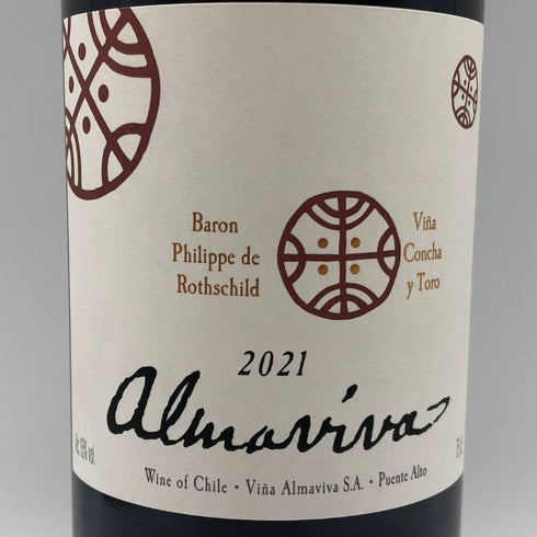 アルマヴィーヴァ コンチャ イ トロ バロン フィリップ ド ロスチャイルド 2021 750ml 15% ALMAVIVA CONCHA Y TORO&BARON PHILIPPE DE ROTHSCHILD 赤ワイン【G1】