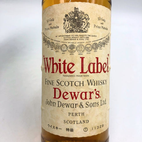 デュワーズ ホワイトラベル 750ml 43% DEWAR'S WHITE LABEL スコッチウイスキー【I2】
