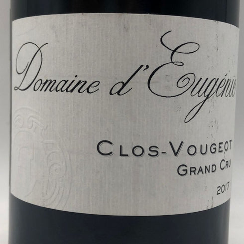 ドメーヌ デュージェニー クロ ド ヴージョ グランクリュ 2017 750ml 13.5% Domaine d'Eugenie Clos Vougeot Grand Cru ブルゴーニュワイン【A0】