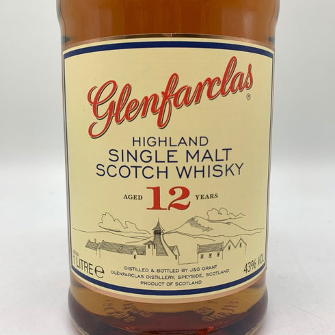 グレンファークラス 12年 1000ml 43% シングルモルト スコッチ ウイスキー Glenfarclas スコッチウイスキー【I1】