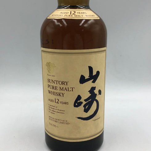 東京都限定◆サントリー 山崎 12年 ピュアモルト 響マーク 750ml 43% SUNTORY PURE MALT YAMAZAKI 【X4】