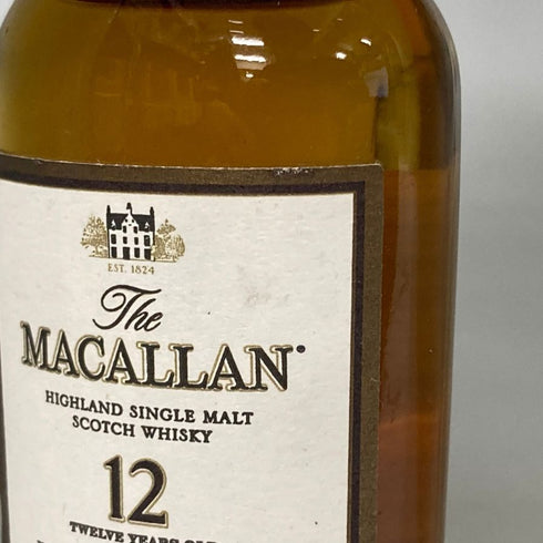 ザ マッカラン 12年 旧ボトル 50ml 40% THE MACALLAN スコッチウイスキー【N4】