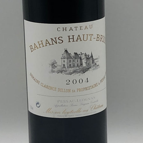 シャトー バーン オー ブリオン 2004 750ml 12.5% Chateau Bahans Haut-Brion ボルドーワイン【D2】