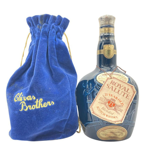 シーバス ブラザーズ ロイヤルサルート 21年 青陶器 1000ml 40% 1783g CHIVAS BROTHERS ROYAL SALUTE 【G1】