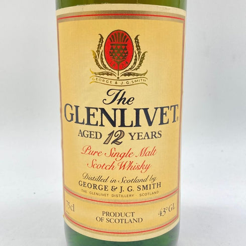グレンリベット 12年 ピュアシングルモルト スコッチウィスキー 750ml THE GLENLIVET 【I】