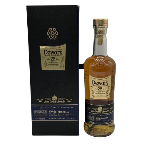 デュワーズ 25年 シグネチャー ダブルエイジ ロヤル ブラックラ 700ml 40% Dewar's ROYAL BRACKLA スコッチウイスキー【Q1】