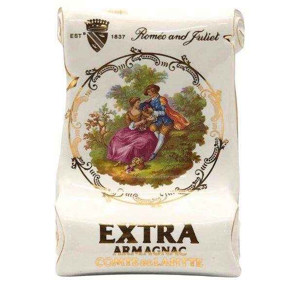 コント ド ラフィット エクストラ ロミオとジュリエット 陶器 700ml 40% COMTE DE LAFITTE EXTRA コニャック1555g【D1】