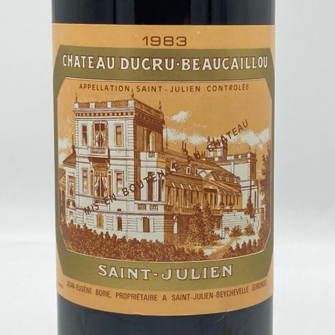 シャトー デュクリュ ボーカイユ 1983 750ml 14% CHATEAU DUCRU BEAUCAILLOU ボルドーワイン【E4】