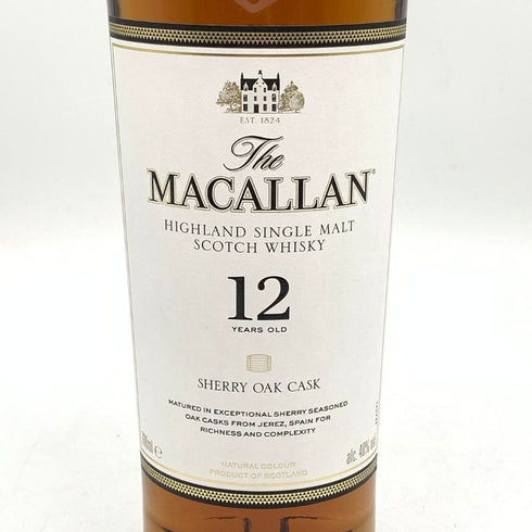 ザ マッカラン 12年 シェリーオークカスク 700ml 40% The MACALLAN【N1】
