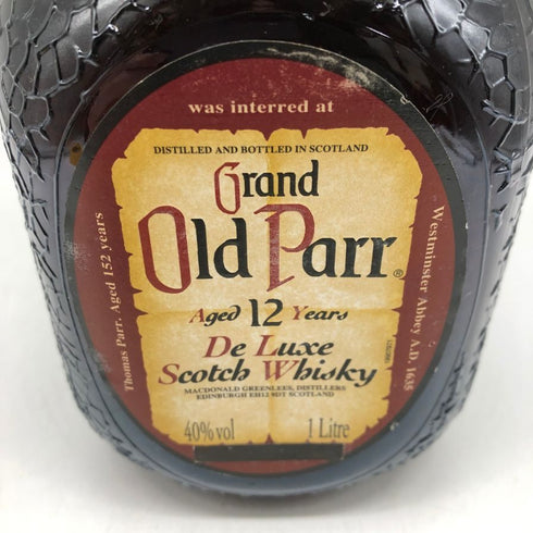 グランド オールドパー 12年 デラックス 700ml 43% Grand Old Parr De Luxe スコッチウイスキー【M2】