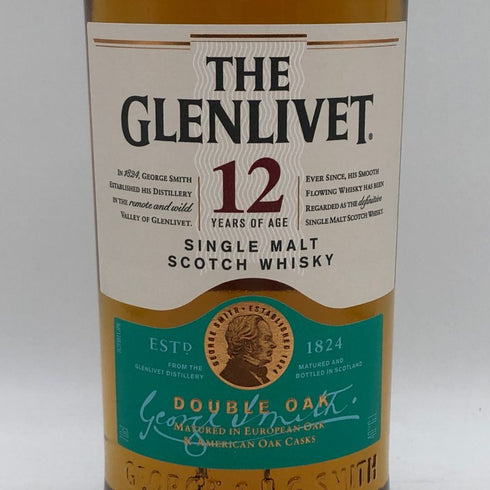 ザ グレンリベット 12年 シングルモルト 40% 700ml The Glenlivet distillery スコッチウイスキー【N0】