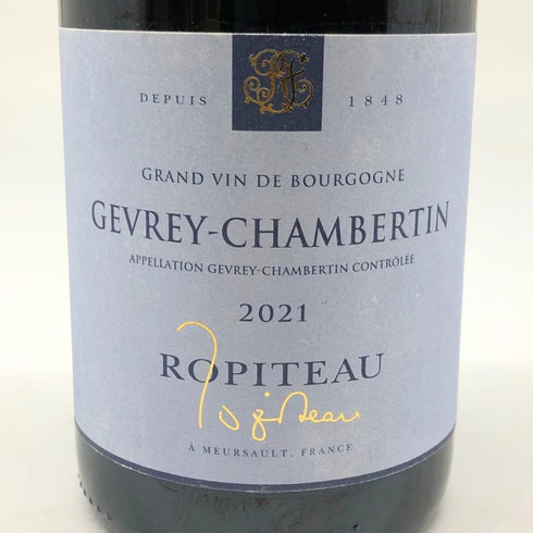 ロピトーフレール ジュブレ シャンベルタン 2021 750ml 13% ROPITEAU Freres Gevrey Chambertin ブルゴーニュワイン【M2】