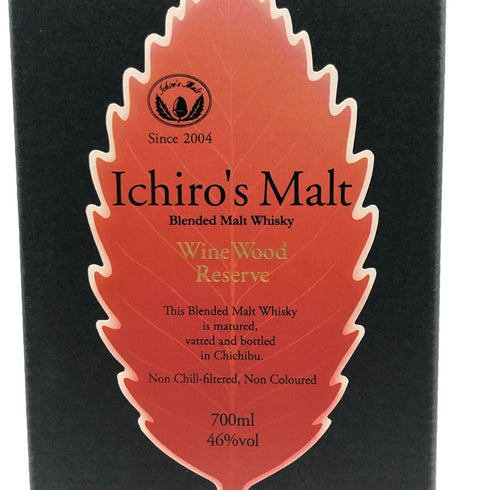 東京都限定◆ベンチャーウイスキー イチローズモルト ワインウッドリザーブ 700ml 46% Ichiro's Malt Wine Wood Reserve 【O4】