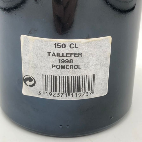 シャトー タイユフェール ポムロル 1998 1500ml 13% Chateau Taillefer POMEROL ボルドーワイン【L4】