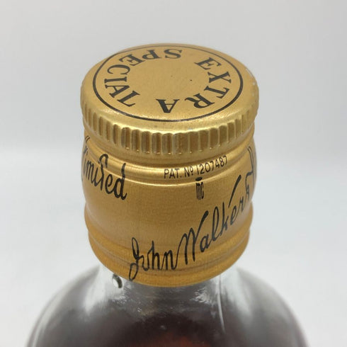 ジョニーウォーカー ブラックラベル エクストラ スペシャル 金キャップ 容量&度数不明 Johnnie Walker BLACK LABEL EXTRA SPECIAL スコッチウイスキー【J1】