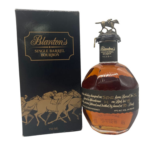ブラントン シングルバレル ブラック 2022 750ml Blanton's SINGLE BARREL BLACK バーボン【X1】