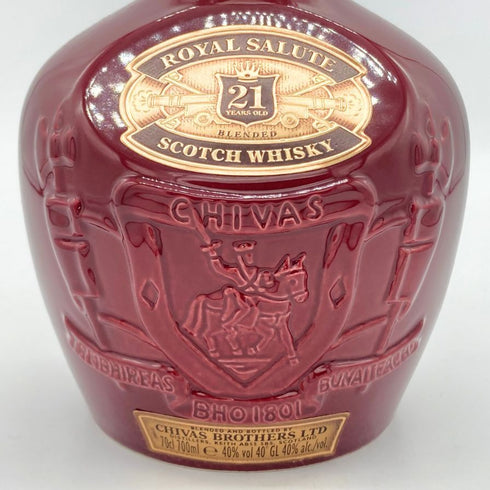 シーバス ブラザーズ ロイヤル サルート 21年 赤陶器 700ml 40% CHIVAS BROTHERS ROYAL SALUTE スコッチウイスキー1337g【N】