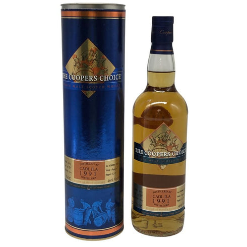クーパーズチョイス カリラ 1991-2012 20年 700ml 46% THE COOPERS CHOICE Caol Ila スコッチウイスキー【M】