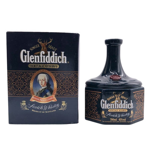 グレンフィディック ヘリテージ リザーブ シングルモルト 黒陶器 700ml 43% Glenfiddich スコッチウイスキー1387g【F1】