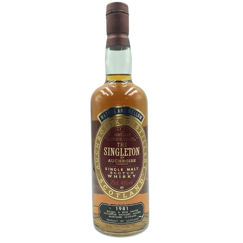 ザ シングルトン オスロスク 1981 750ml 43% THE SINGLETON AUCHROISK スコッチウイスキー【F2】