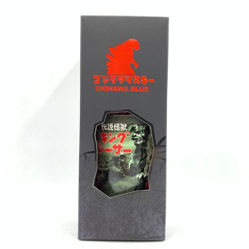 東京都限定◆久米仙酒造 オキナワブルー ゴジラウイスキー 伝説怪獣キングシーサー 700ml 45% OKINAWA BLUE 【V4】