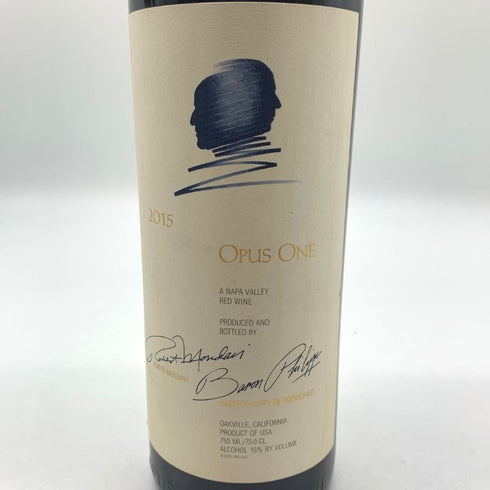 オーパスワン 2015 750ml 13.5% OPUS ONE カリフォルニアワイン【O4】