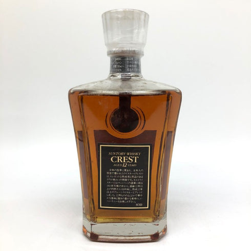 東京都限定◆サントリー クレスト 12年 旧ボトル 750ml 43% SUNTORY 【H】