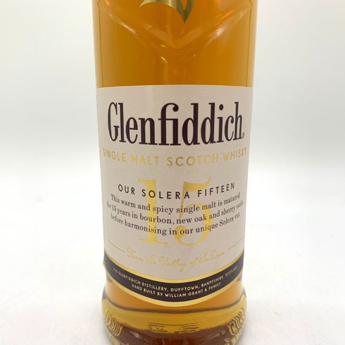 グレンフィディック 15年 ソレラリザーブ 700ml 40% Glenfiddich OUR SOLERA FIFTEEN スコッチウイスキー【T1】