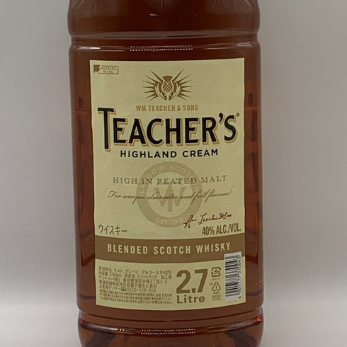 ティーチャーズ 2700ml 40% TEACHER'S スコッチウイスキー【A1】